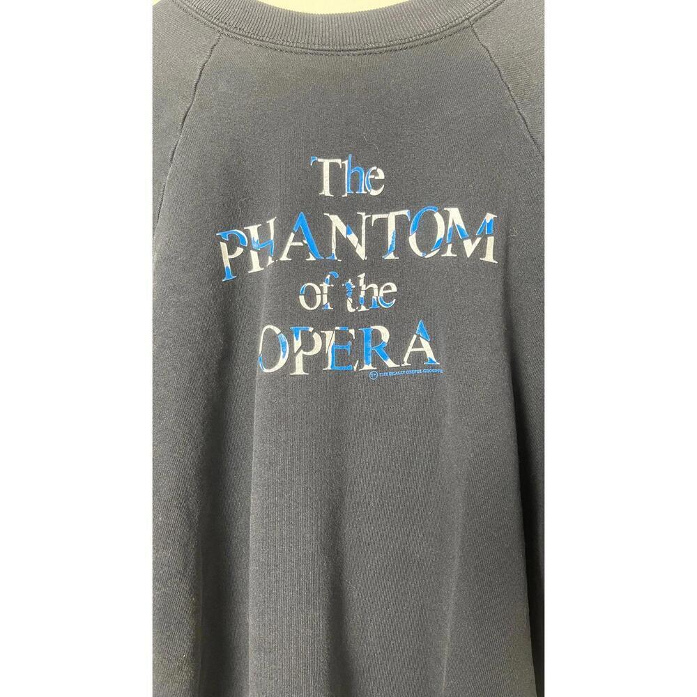 VTG 1986 PHANTOM OF THE OPERA MOVIE PROMO CREWNECK - Picture 4 of 8